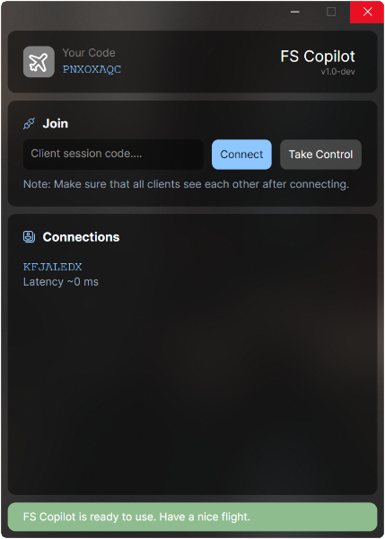 FS Copilot shared cockpit
